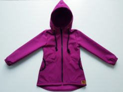 detská softshellová bunda s kapucňou