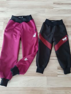 detské softshellové nohavice