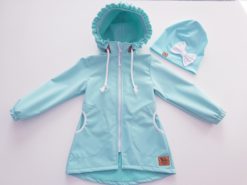 detská softshellová bunda s kapucňou
