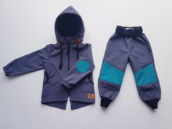 detská softshellová bunda s kapucňou