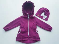 detská softshellová bunda s kapucňou