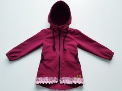 detská softshellová bunda s kapucňou