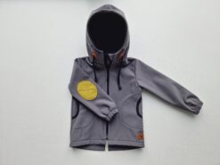 detská softshellová bunda s kapucňou