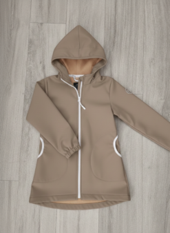 softshellová bunda s kapucňou