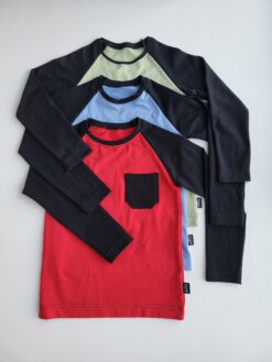 dvojfarebné tričko